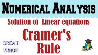 Cramers rule greatvision321 [upl. by Yerffej361]