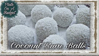 COCONUT RUM BALLS SNOWBALLS WITH A PUNCH [upl. by Alon]