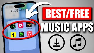 Top 3 Best FREE Music Apps For iPhoneAndroid 2024  Offline Music [upl. by Altman]