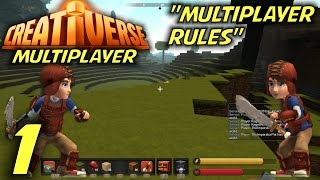 Creativerse Multiplayer Gameplay  Lets Play S1 Part 1 quotMultiplayer Rulesquot [upl. by Euqinna]