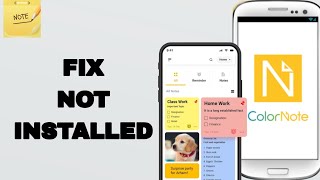 How To Fix And Solve Not Installed On ColorNote App  Easy Fix [upl. by Jon]