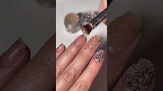 Mocha shimmer dip powder nails ✨🤎 nails dippowdernails dippowder naturalnails dipnails [upl. by Santiago]