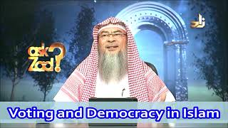 Islam Voting and Democracy in Islam  Sheikh Assim Al Hakeem [upl. by Rolanda]