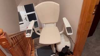 ThyssenKrupp Levant Comfort  Homeglide Extra Stairlift Demonstration [upl. by Jentoft]