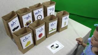 Digraph Sounds Sorting Sacks [upl. by Jobe]