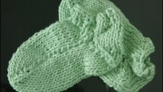 Socken stricken super einfach 3 Fußbett und Spitze [upl. by Grady]