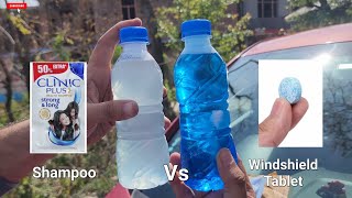 Which is Better Car Windshield cleaning Effervescent Tablets or Shampoo [upl. by Ajam618]