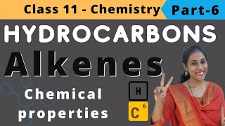 Chemical properties of alkenes  Hydrocarbons class 11 chemistry  NEET JEE  CBSE [upl. by Atinahc474]