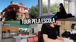 TOUR PELA MINHA ESCOLA EM DUBLIN  Mi Alves [upl. by Atina204]