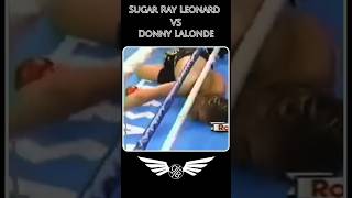 KNOCK OUT OF THE YEAR  Sugar Ray Leonard VS Donny LaLonde [upl. by Barren]