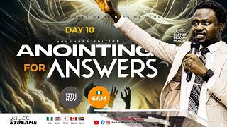 ANOINTING FOR ANSWERS  DAY 10  PROPHETIC STREAMS WITH PASTOR BIODUN OLADELE [upl. by Prentice563]