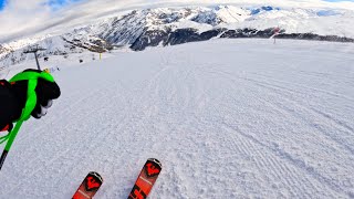 4K Skiing Italian Alps  Livigno  Fontanne Vetta  Rin  GO PRO HERO 11 [upl. by Nare]