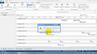 Outlook  Ansichtstyp Zeitskala  Termine im Zeitstrahl  Kalender  Teil 18 [upl. by Eillah880]