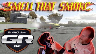 Toyota GR86 race at Winton Motor Speedway Iracing Simagic sim racing with Papa Bear Buttkicker Cup [upl. by Garlanda]