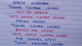 Koffi Olomide ft Davido  Legende Fan Made Lyrics Video Translated to English [upl. by Nagol943]