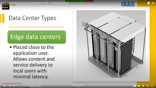 Data Center Infrastructure Design Webinar l IEEE LAU Student Branch [upl. by Neeroc]