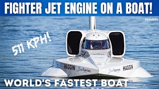 Worlds FASTEST Fighter Jet Engine Powered Boat Spirit of Australia 2 [upl. by Eramat825]