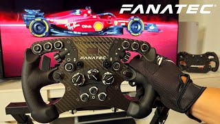 Fanatec ClubSport Formula v25 Steering Wheel REVIEW  Unboxing Setup amp Test  PC PS5 Sim Racing F1 [upl. by Anerres]