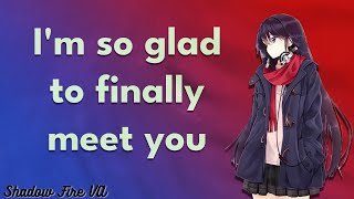 Meeting Your Long Distance Friend ASMR Roleplay F4M First Meeting [upl. by Epolenep163]