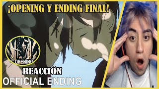 ¡ LAS LETRAS SON HERMOSAS  SHINGEKI NO KYOJIN OPENING Y ENDING FINAL REACCIÓN [upl. by Llennahs995]