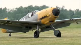 75 year old Messerschmitt BF109 E4 flys again [upl. by Bitthia]