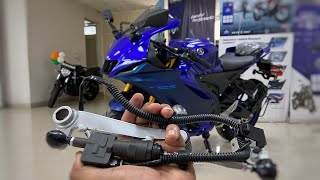 Here Is Quick Shifter Yamaha R15v4 Racing Blue  How To Change Riding Mode [upl. by Ainosal32]