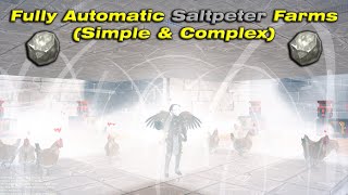 How to make A fully Automatic Saltpeter farm Simple amp Complex HTC [upl. by Lalaj]