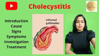 Cholecystitis in Hindi Cause Sign Symptoms Investigation Treatment  Dr Shipra Mishra [upl. by Urbano994]