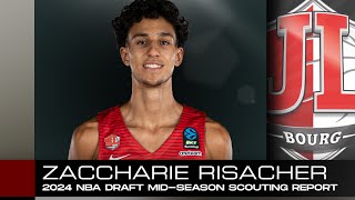 Zaccharie Risacher MidSeason Highlights  2024 NBA Draft [upl. by Aihsile]