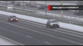 Woerden TV  Winterweer op A12 [upl. by Talbott]