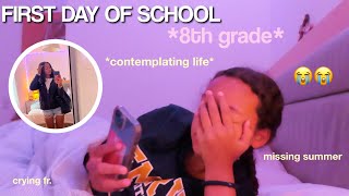 FIRST DAY OF SCHOOL GRWM 8th grade [upl. by Nnylorac]