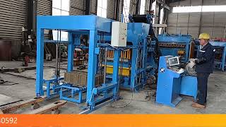 Automatic hollow cement block making machine blockmachine blockmakingmachine [upl. by Musser]