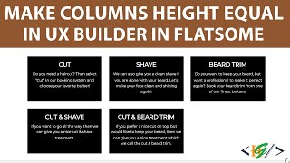 How to Make Columns Height Equal in Flatsome UX Builder [upl. by Lindberg210]