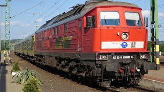 Hungary GySEV Class 651 Ludmilla diesel loco 651008 at Pecs and working a Pecs  Sopron train [upl. by Irb966]