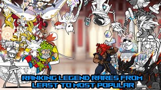 Ranking Legend Rares from LEAST to MOST Popular  The Battle Cats [upl. by Akeber]