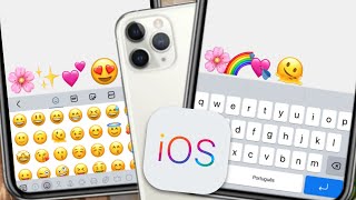 TECLADO ESTILO IPHONE NO ANDROID ATUALIZADO 2024 com EMOJIS  SOM IOS  TEMAS 🔥 [upl. by Warde]