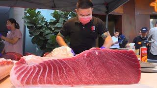 Incredible 10000 Bluefin Tuna Otoro amp Akami Filleting – Like Wagyu Beef [upl. by Weed341]