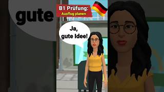 B1 mündliche Prüfung Deutsch  Gemeinsam etwas planenDialog sprechen B1 [upl. by Danczyk]