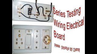 Series Board 5 pin Socket 2 pin socket Switch Series Testing Board connection [upl. by Galliett704]