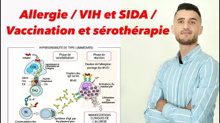 Cours immunologie Allergie  SIDA  vaccination et sérothérapie [upl. by Maynard]