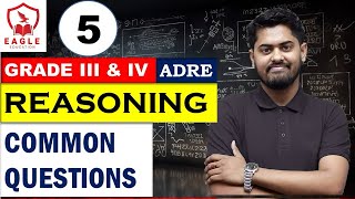 REASONINGCLASS no 5 By Abhijit SirADREGRADE III amp GRADE IV  EAGLE EDUCATION [upl. by Saidee687]