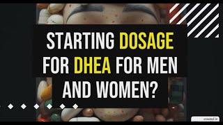 DHEA Dosage For Mens And Womens  How to take DHEA [upl. by Felecia149]