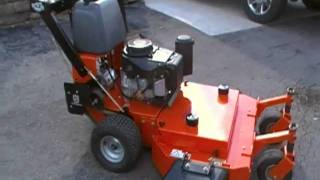 36 Husqvarna WG3613 Walk Behind Lawn Mower with 13 HP Engine [upl. by Ahsinnod]