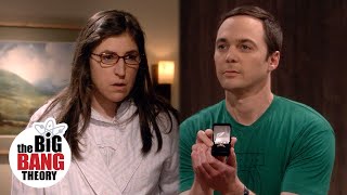 Sheldon Proposes to Amy  The Big Bang Theory [upl. by Nnawtna]