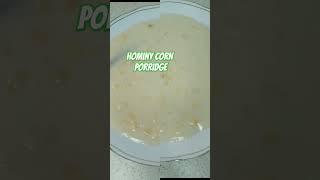 Hominy Corn Porridge 🇯🇲 shortvideo shorts cooking food breakfast hominy porridge jamaican [upl. by Cheslie]