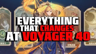 EVERYTHING THAT CHANGES when you reach Voyager Level 40  Sword of Convallaria [upl. by Phillipp]