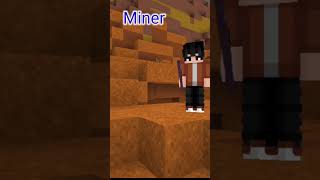 Minecraft – Types Of People In Minecraft minecraftshorts minecraft shorts player [upl. by Aihsatal]