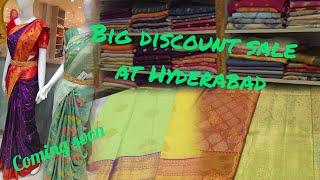 Saree collection  Sathamanam Silks Chanda Nagar  Discount sarees Smart Ultimates Sarees [upl. by Hsirt]