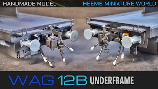 WAG 12B Underframe  Handmade working miniature model  Electric locomotive [upl. by Modern298]