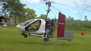 Max Tate 160HP Twoseat Gyro Copter Backyard built [upl. by Kiki489]